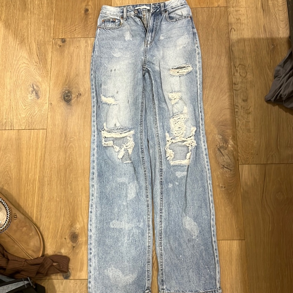 Pacsun Boyfriend Jeans Acid Wash Size 25